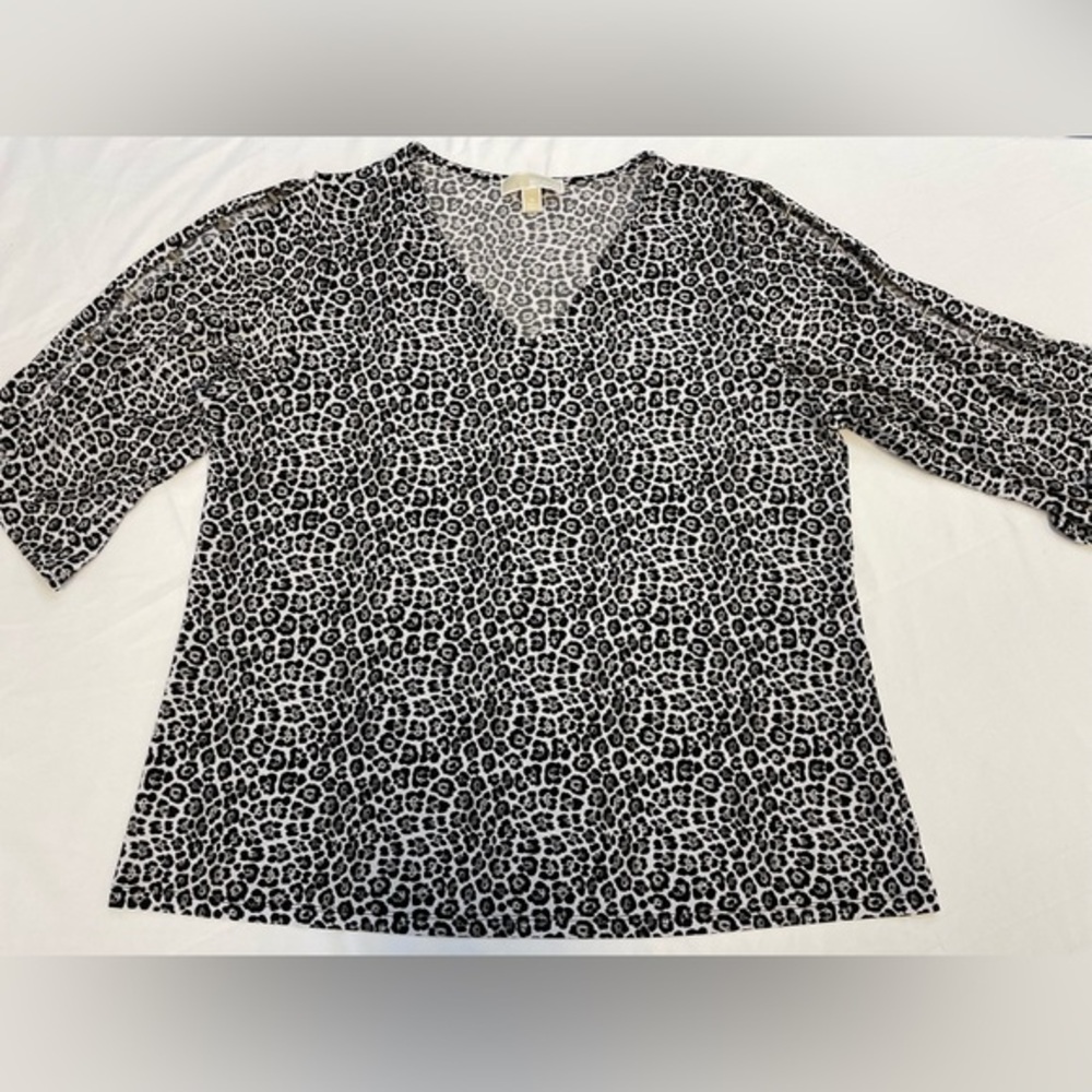 Michael Kors leopard print top 1x SI11